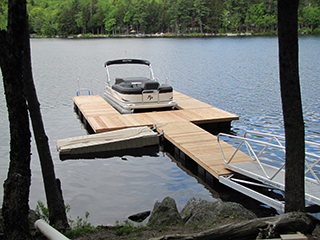 Philips Lake float dock